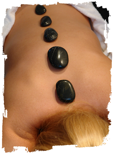 image of hot stone massage